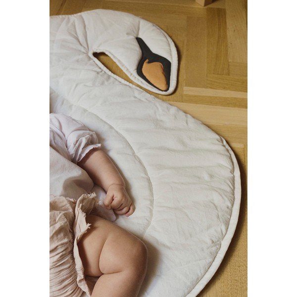 Kreem laste mängumatt 100x110 cm Swan - Lorena Canals-image-3