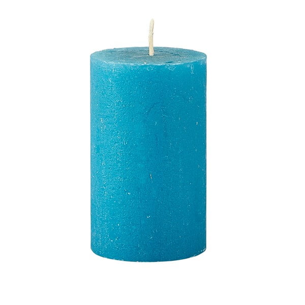 Modrá svíčka KJ Collection Konic, ⌀ 6 x 10 cm