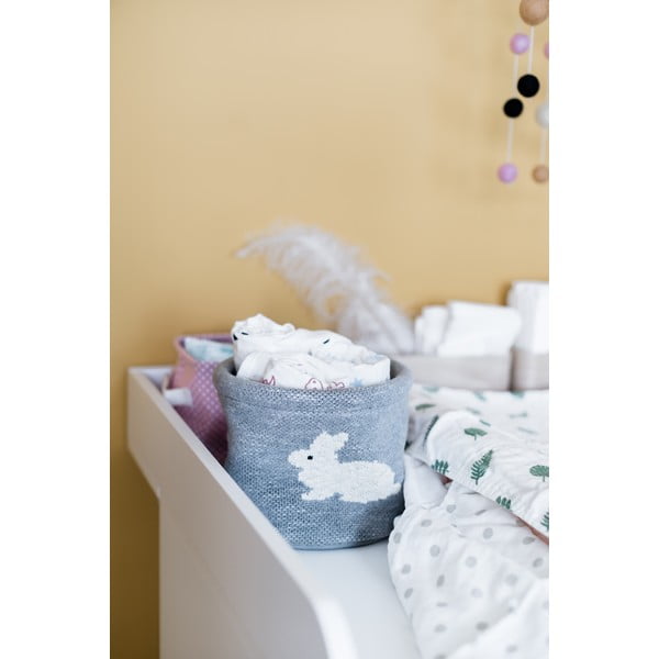 Hall puuvillane organiseerija Bunny, ø 16 cm - Kindsgut-image-1