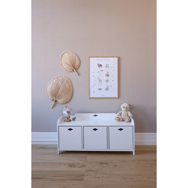 Valge laste kummut 99,5x32x48 cm Luca - Cam Cam Copenhagen-image-1