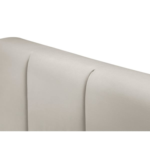 Beež kastipingiga voodi koos panipaigaga 200x200 cm Afra - Mazzini Beds-image-4