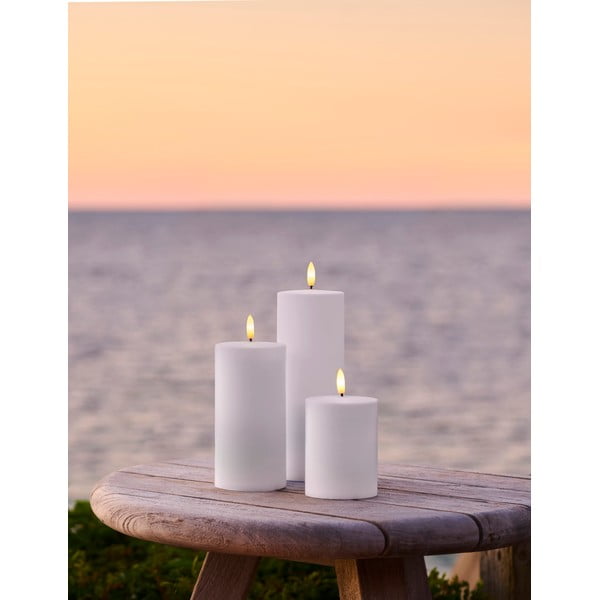 LED-väliküünlad 3tk komplektis (kõrgus 20 cm) Sille – Sirius-image-1