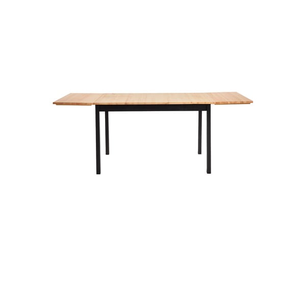 Männist kokkupandav musta konstruktsiooniga söögilaud , 120 (200) x 70 cm Brisbane - Bonami Essentials-image-2