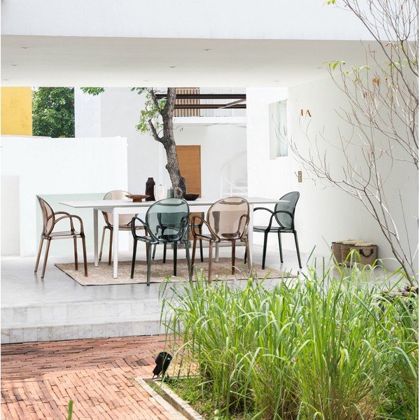 Helepruun plastikust aiatool Camilla - Bizzotto-image-1