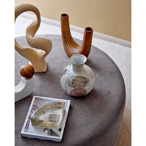 Valge keraamiline vaas , kõrgus 22,5 cm Irini - Bloomingville-image-1