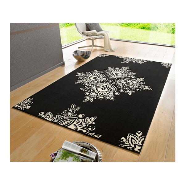 Must-valge vaip Blossom, 200 x 290 cm Gloria - Hanse Home-image-1