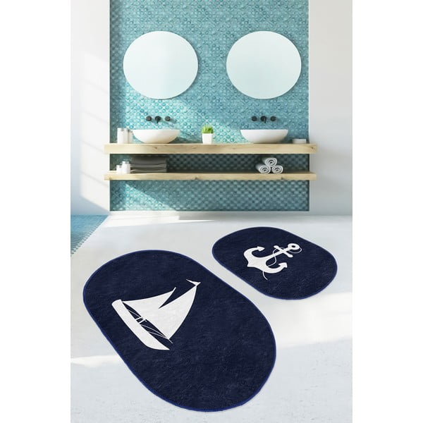 Sinised vannitoamatid 2tk komplektis 60x100 cm – Mila Home-image-2