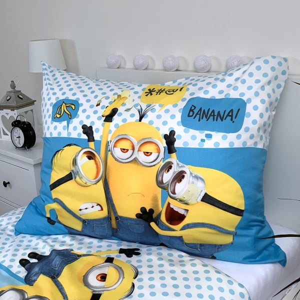 Laste üheinimesevoodipesu mikrokiust 140x200 cm Minions 2 - Jerry Fabrics-image-3