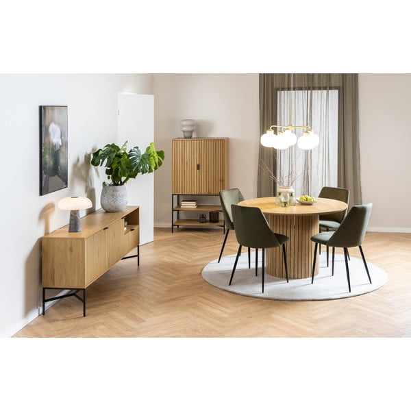 Madal kapp tammedekoriga naturaalses värvitoonis 180x70 cm Jaipur - Actona-image-1