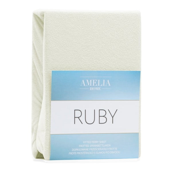 Kreem kummiga froteelina 240x220 cm Ruby – AmeliaHome-image-2