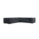 Tumesinine nahast nurgadiivan (muutuv) Madame - Windsor & Co Sofas