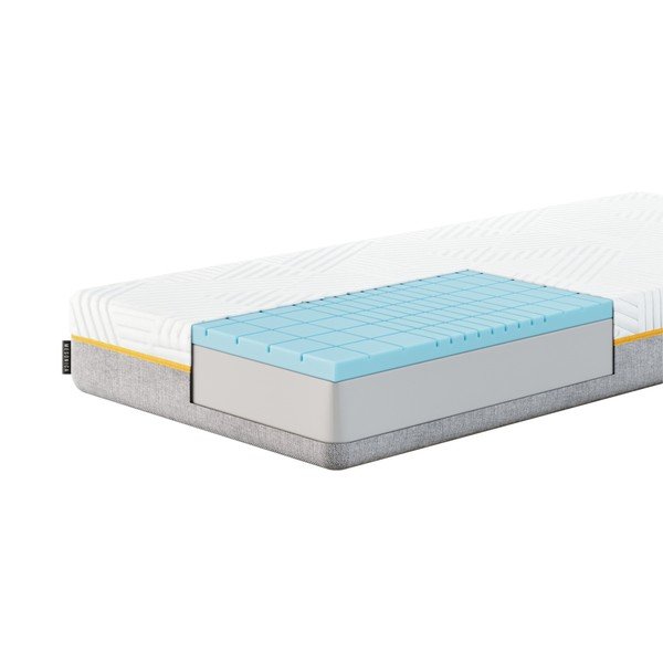 Pehme termoreguleeriv vahtpolster 100x200 cm Jaune - MESONICA-image-2