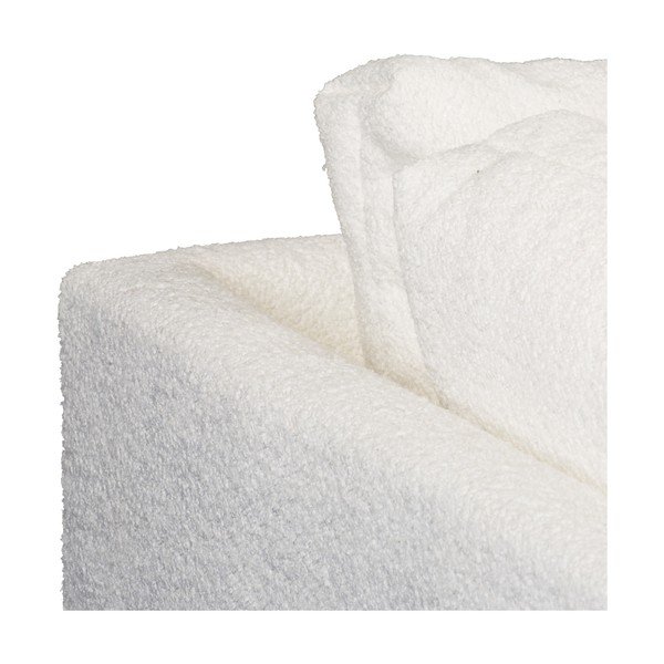 Valge bukleekangast nurgadiivan (vasak nurk) Ariella - Ropez-image-1