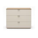 Kreem tammespoonist kummut 100x80x40 cm Dennis - Marckeric