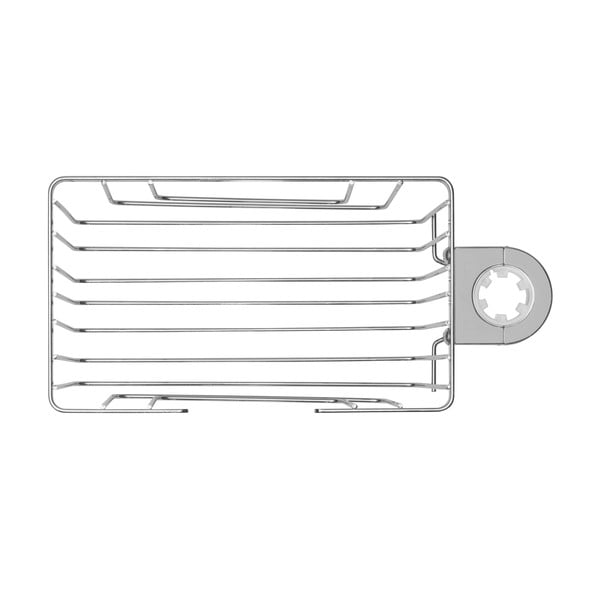 Hõbedane roostevabast terasest vannitoa riiul (ilma puurimiseta) Valognes - Wenko-image-4