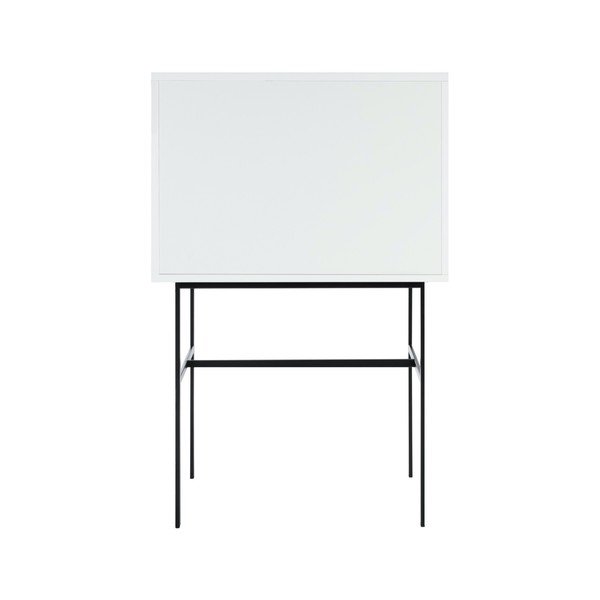 Hall-beež lükandustega vitriinkapp 70x109x40 cm Lekko - noo.ma-image-4