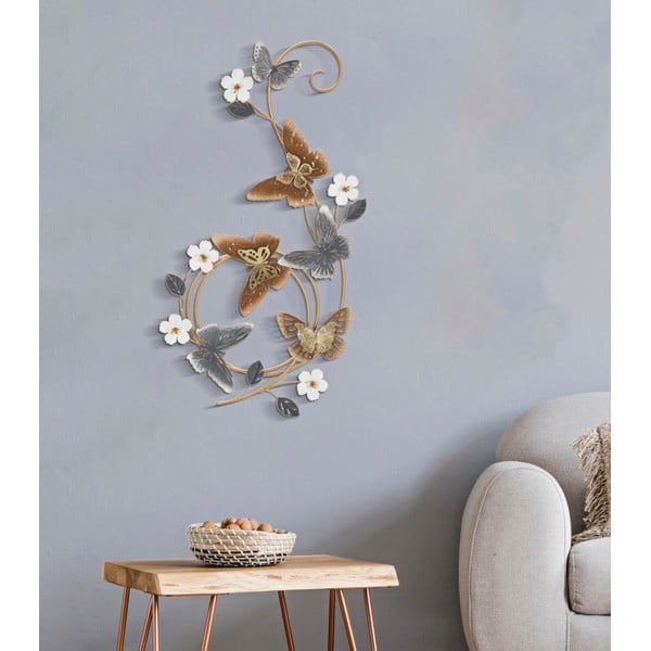 Metallist seinakaunistus 45x88 cm Delis - Mauro Ferretti-image-1