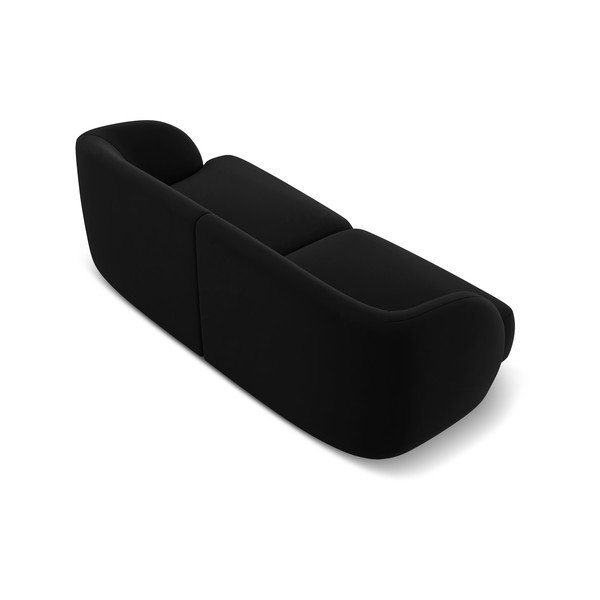 Must sametne diivan 184 cm Miley - Micadoni Home-image-2