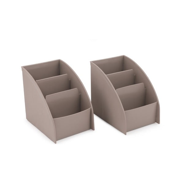 Beež plastikust kosmeetika korrastaja vannituppa - Hermia-image-4