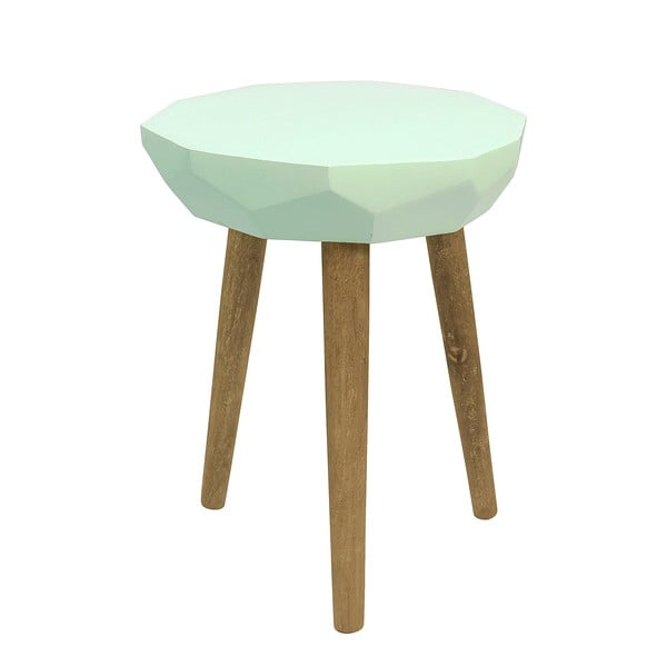 Světle zelený stolek HF Living Diamond, ø 35 cm