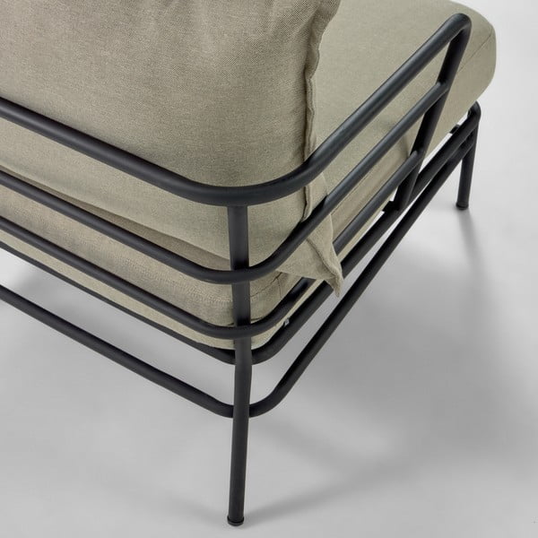 Beeži värvi metallkonstruktsiooniga aiatool Mareluz - Kave Home-image-4