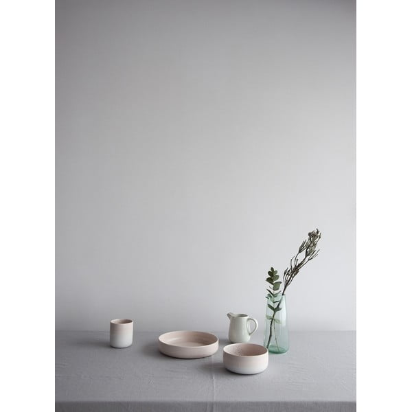 Roosa ja valge keraamiline kauss, ø 15 cm Dust - ÅOOMI-image-1