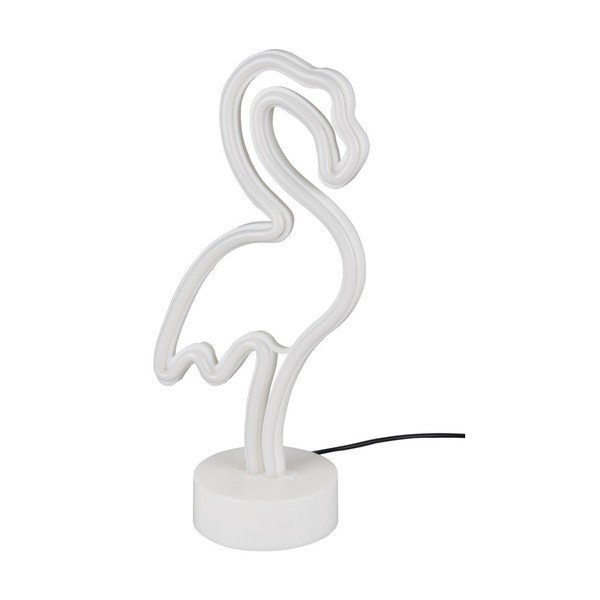 Valge LED laualamp (kõrgus 29 cm) Flamingo - Reality-image-1