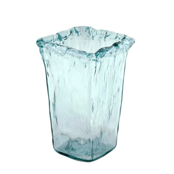 Skleněná váza z recyklovaného skla Ego Dekor Pandora Authentic, výška 22 cm