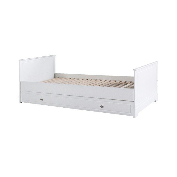 Voodi all olev valge sahtliosa , 90 x 200 cm Marylou - BELLAMY-image-3