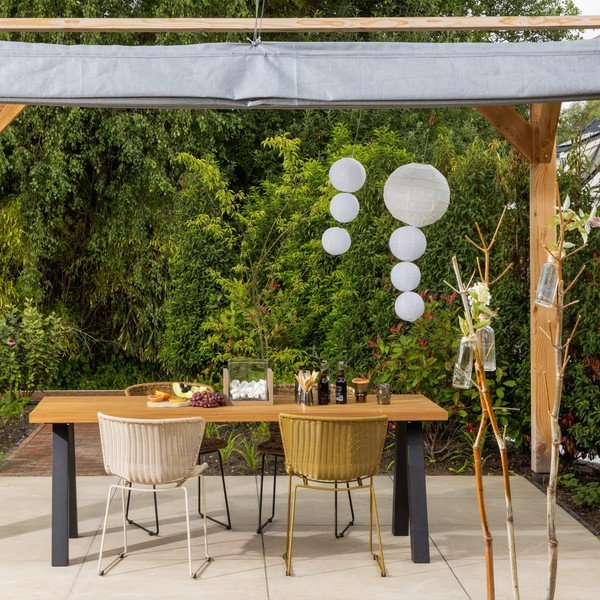 Beežid kunstrotangist aiatoolid 2 tk komplektis Wings - WOOOD-image-1