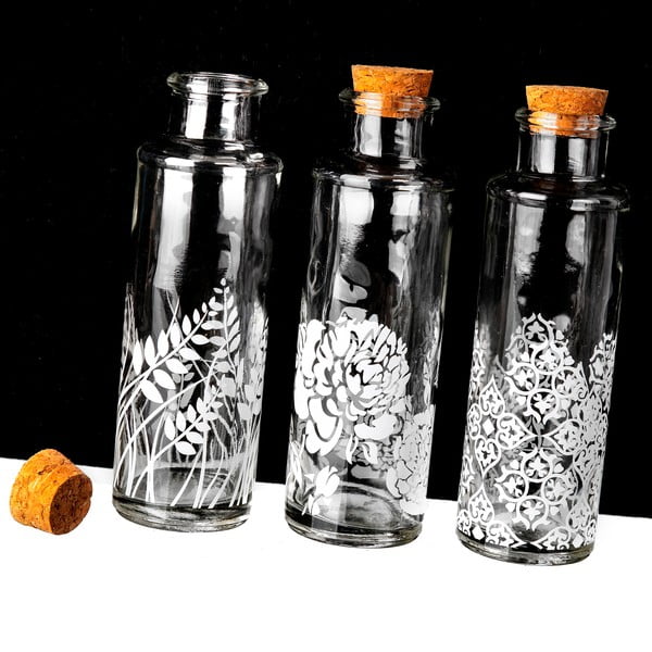 Sada 6 skleněných lahviček Unimasa Corcho, 175 ml-image-3