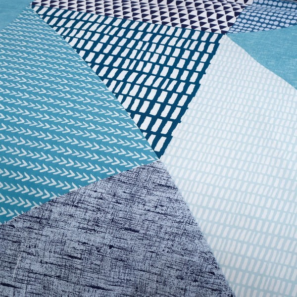 Sinakasroheline voodipesu üheinimesevoodile 135x200 cm Larsson Geo - Catherine Lansfield-image-4