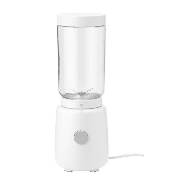 Valge lauaplaadiga plastmassist blender Foodie - RIG-TIG