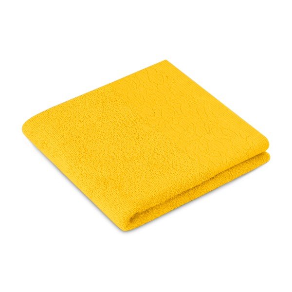 Kollased froteest puuvillased käterätid ja saunalinad komplektis 3 tk Flos – Restilo-image-1