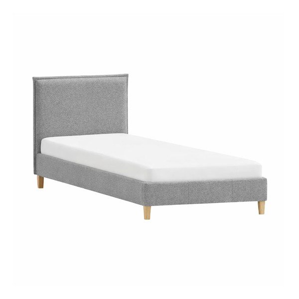 Polsterdatud üheinimesevoodi koos voodipõhjaga 90x200 cm Tina - Ropez