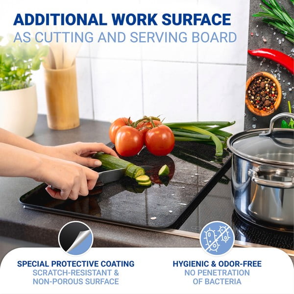 Karastatud klaasist pliidikatte komplekt 2 tk 52x30 cm Rosemary - Maximex-image-4