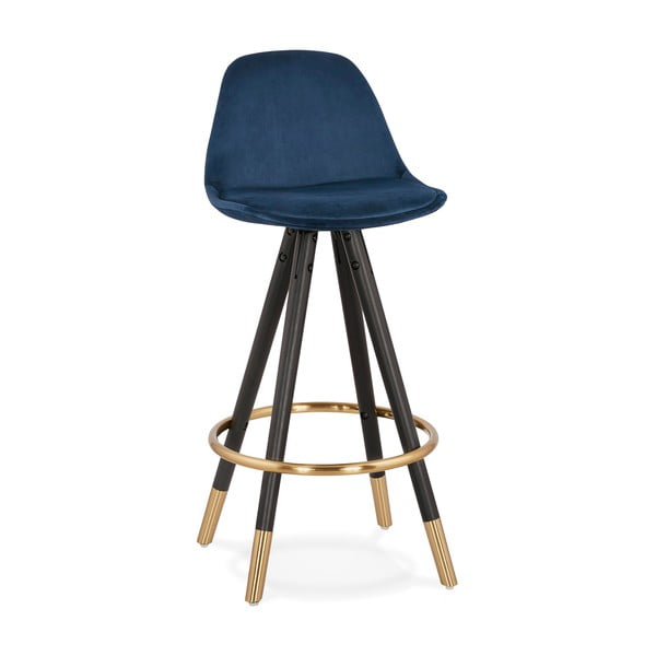 Tmavě modrá barová židle Kokoon Carry Mini, výška sedáku 65 cm