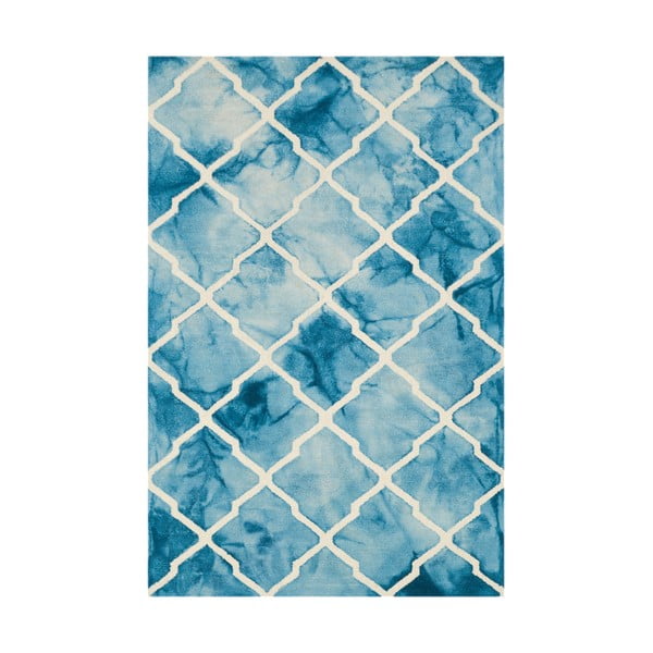 Ručně tuftovaný modrý koberec Bakero Batik, 153 x 244 cm
