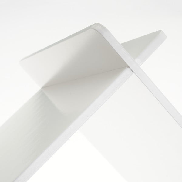 Valge laste raamaturiiul 79x131 cm - Casa Selección-image-1