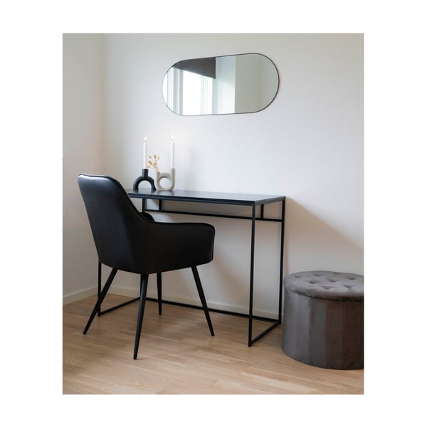 Nástěnné zrcadlo s černým rámem House Nordic Jersey, 35 x 80 cm-image-1