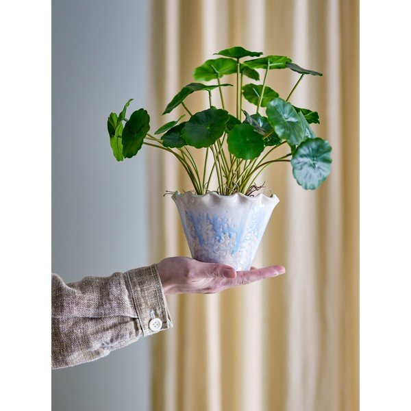 Kivinõudest lillepoti kaas ø 14 cm Bertha - Bloomingville-image-1