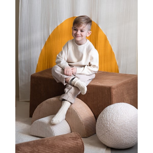 Pruun velvetist-vahtplastist mänguväljak Rainbow - Wigiwama-image-2