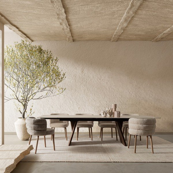 Hall polsterdatud söögitool Ilma - Bizzotto-image-1