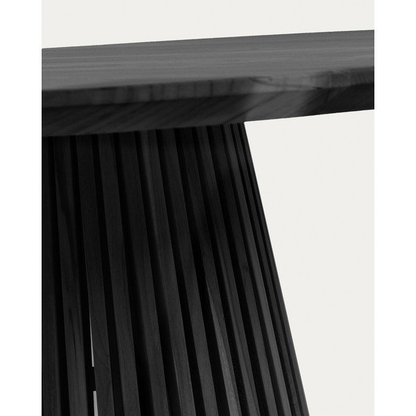 Ümmargune täispuidust söögilaud ø 90 cm Jeanette - Kave Home-image-2