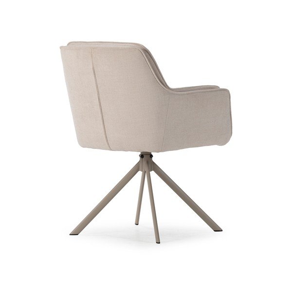 Beežid polsterdatud söögitoolid 2 tk komplektis Keiko - Marckeric-image-4