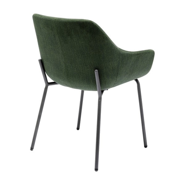 2 rohelise sametist tooli komplekt koos käetugedega Avignon - Kare Design-image-2