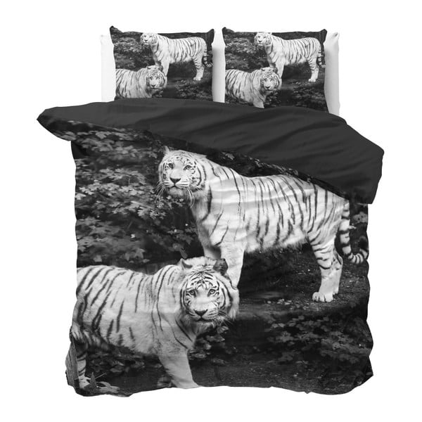 Povlečení z mikroperkálu na dvoulůžko Sleeptime Tigers, 240 x 220 cm