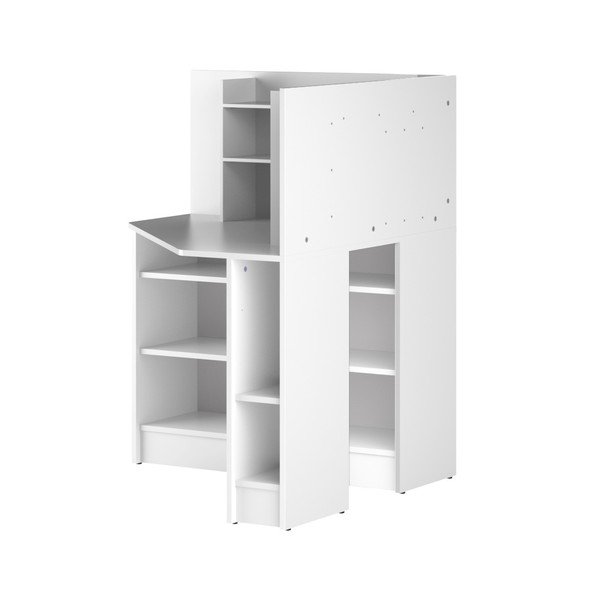 Bílý rohový pracovní stůl TemaHome Archi-image-1