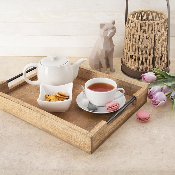 Puidust kandik 30x40,5 cm Mango - Orion-image-1