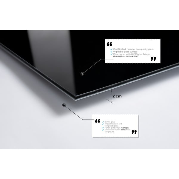 Klaasist maal 100x70 cm Marble - Wallity-image-4